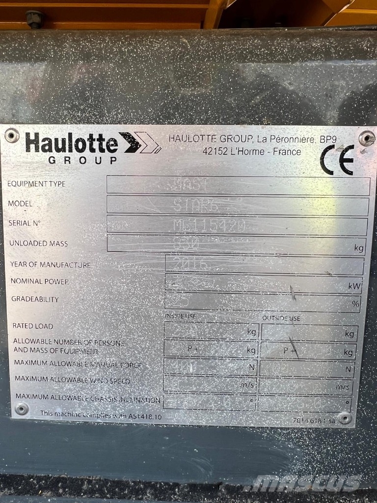 Haulotte Star 6 Schaarhoogwerkers