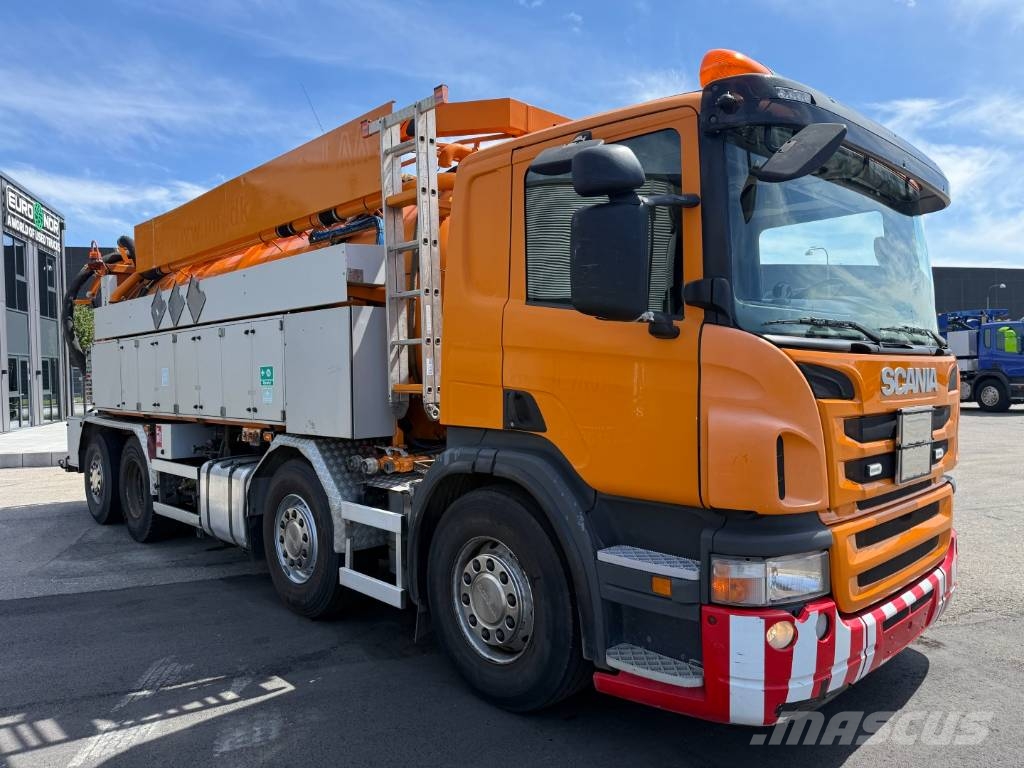 Scania P380 8x2*6 Hvidtved Larsen Flexline 414 Camiones aspiradores/combi