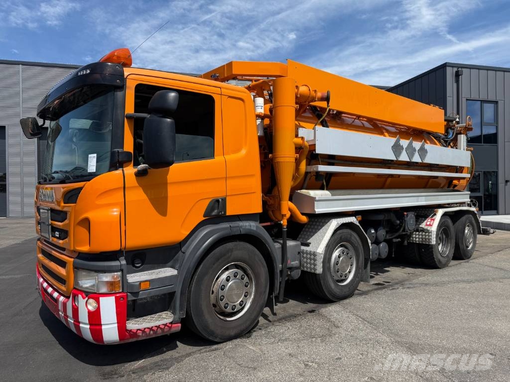 Scania P380 8x2*6 Hvidtved Larsen Flexline 414 Camiones aspiradores/combi
