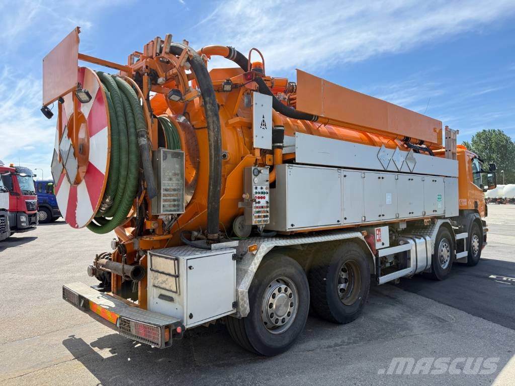 Scania P380 8x2*6 Hvidtved Larsen Flexline 414 Camiones aspiradores/combi