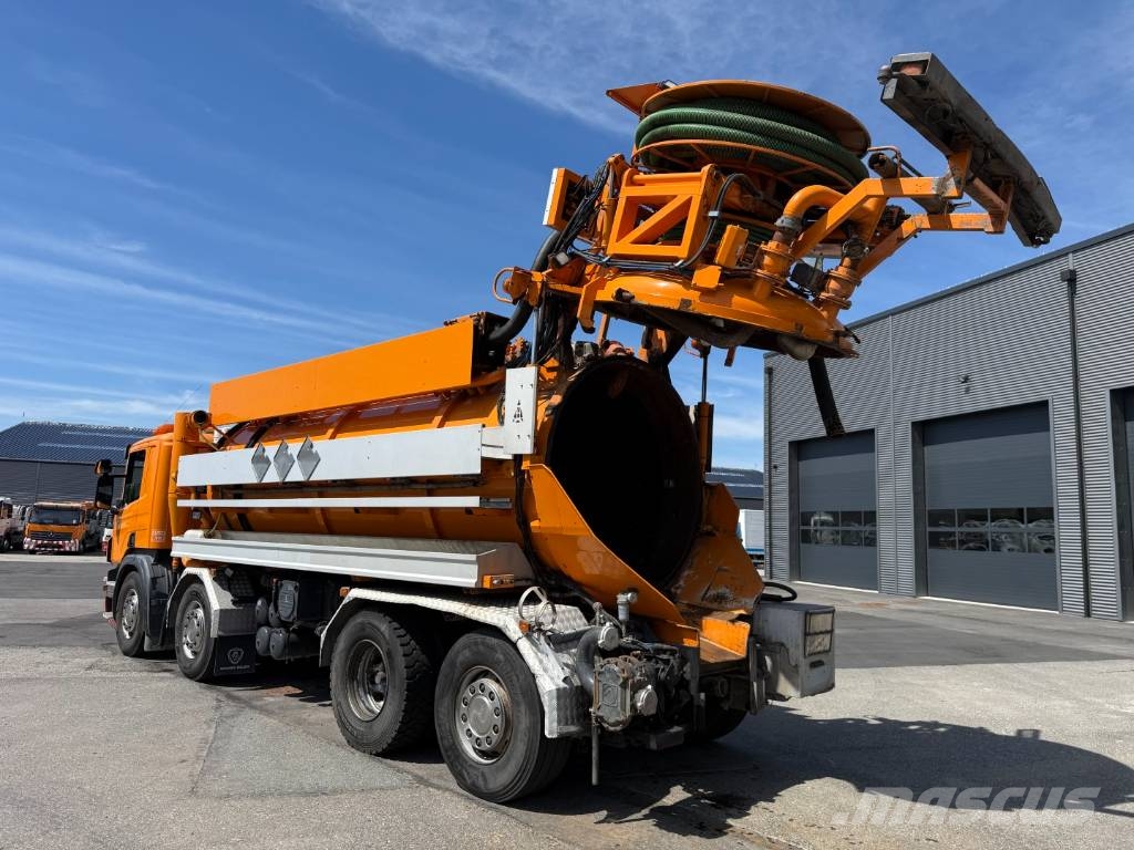 Scania P380 8x2*6 Hvidtved Larsen Flexline 414 Camiones aspiradores/combi