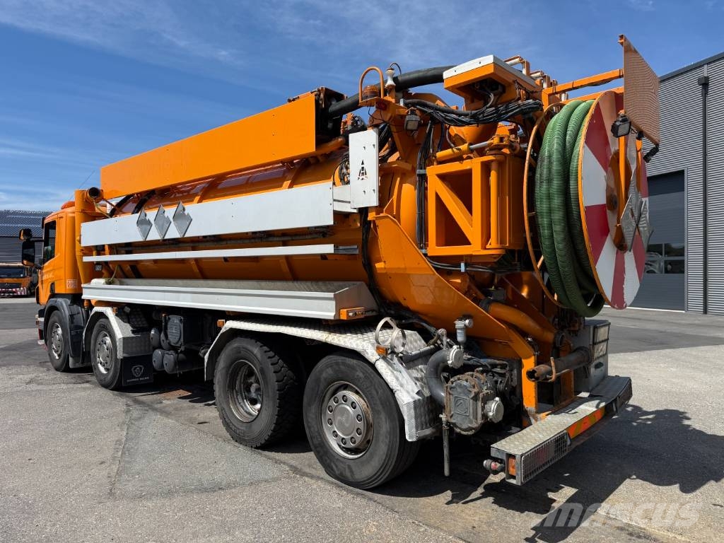 Scania P380 8x2*6 Hvidtved Larsen Flexline 414 Camiones aspiradores/combi