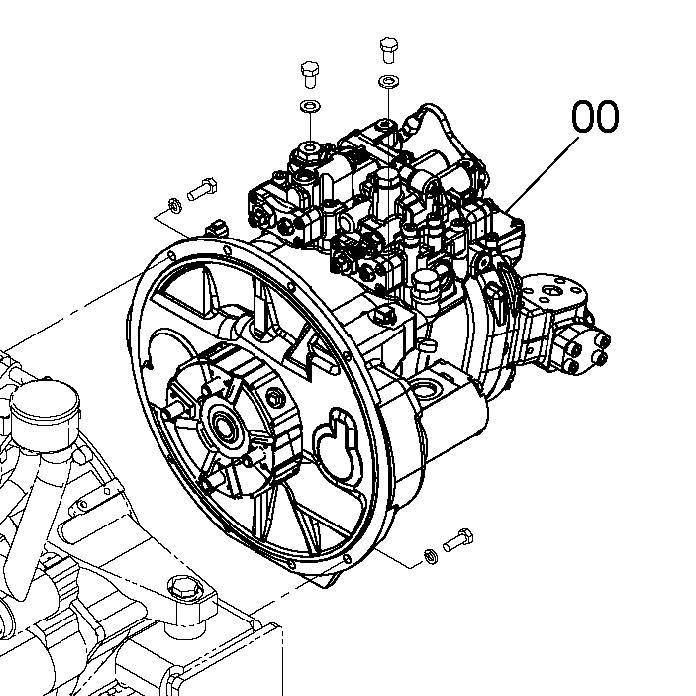 Hitachi ZX200-5G ZX210-5G ZX240-5G HPV118JW Hydraulic pump Hydraulics