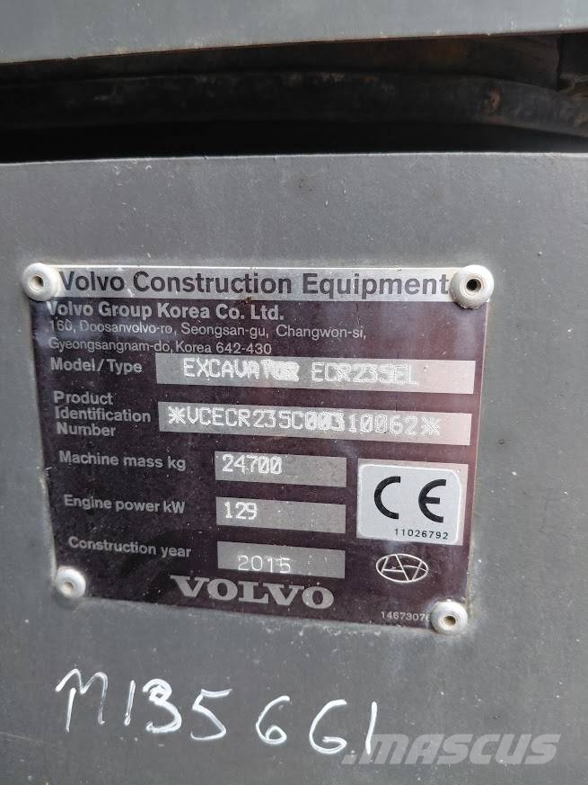 Volvo EC 235 Escavadeiras de esteiras