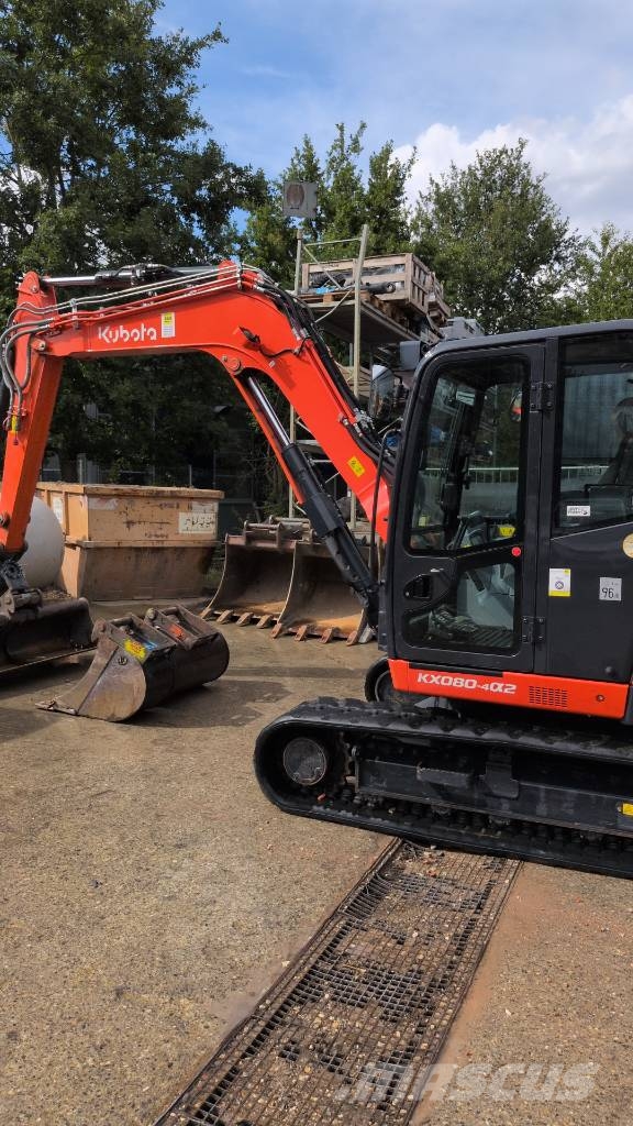 Kubota Kompaktbagger KX 080-4 alpha 2 Pelle sur chenilles