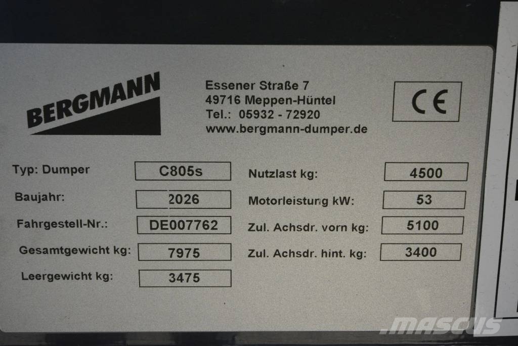 Bergmann C 805 S Dumpperit