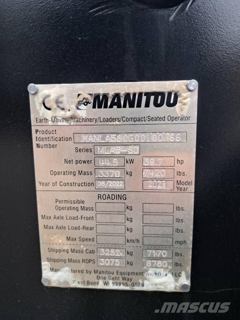 Manitou MLA 5-60 HZ Mitmeotstarbelised laadurid