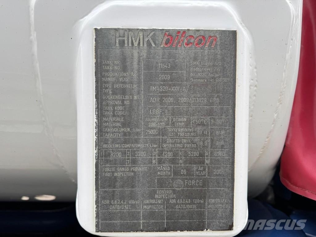 MAN TGS 35.460 8X2 EURO 6 + 25.000 LITER TANK + 5 COMP Вантажівки-цистерни