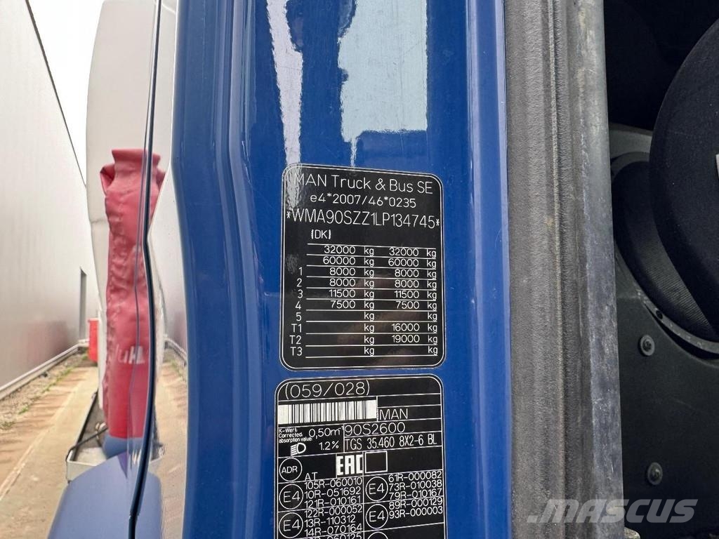 MAN TGS 35.460 8X2 EURO 6 + 25.000 LITER TANK + 5 COMP Вантажівки-цистерни