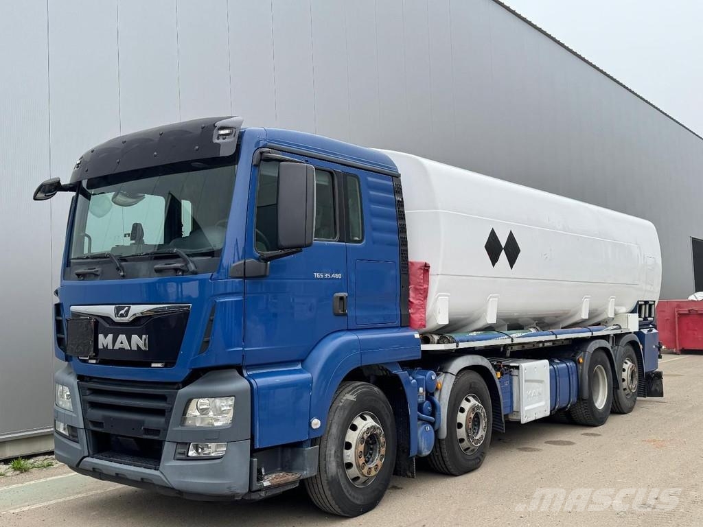 MAN TGS 35.460 8X2 EURO 6 + 25.000 LITER TANK + 5 COMP Вантажівки-цистерни