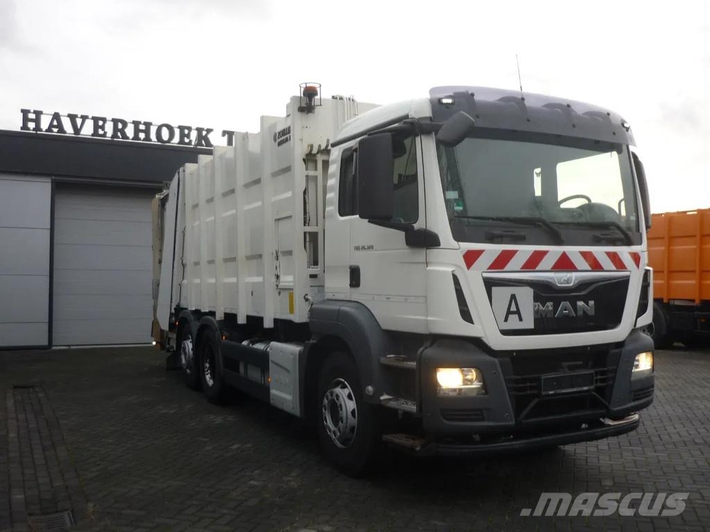 MAN TGS 26.320 6x2-4 euro 6 Garbage box Zoeller Medium Prügiautod