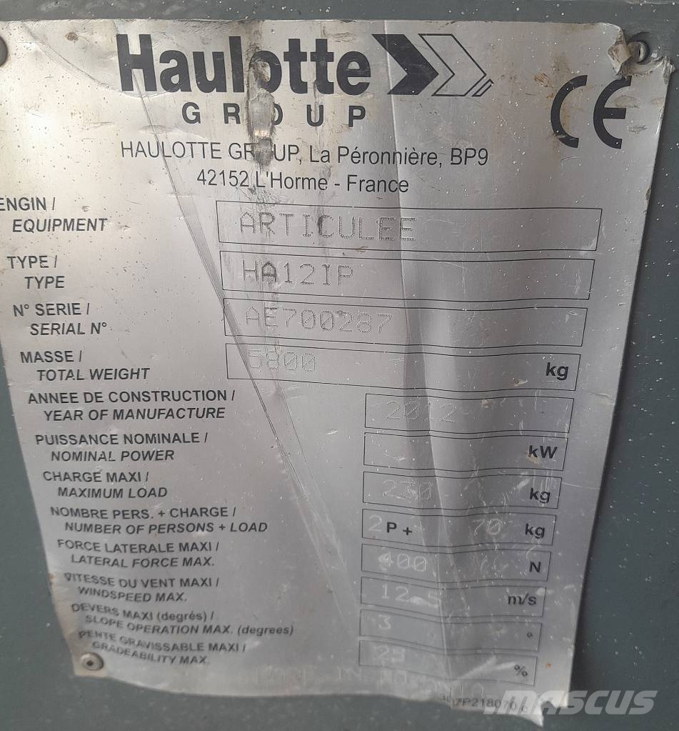 Haulotte HA 12 IP Gelenkteleskoparbeitsbühnen