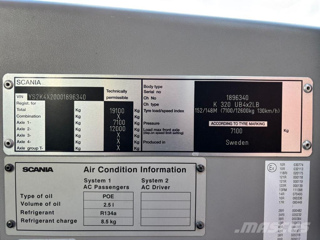 Scania K 320 4x2 Citywide LE 40 SEATS / AC / AUXILIARY HE 시내 버스