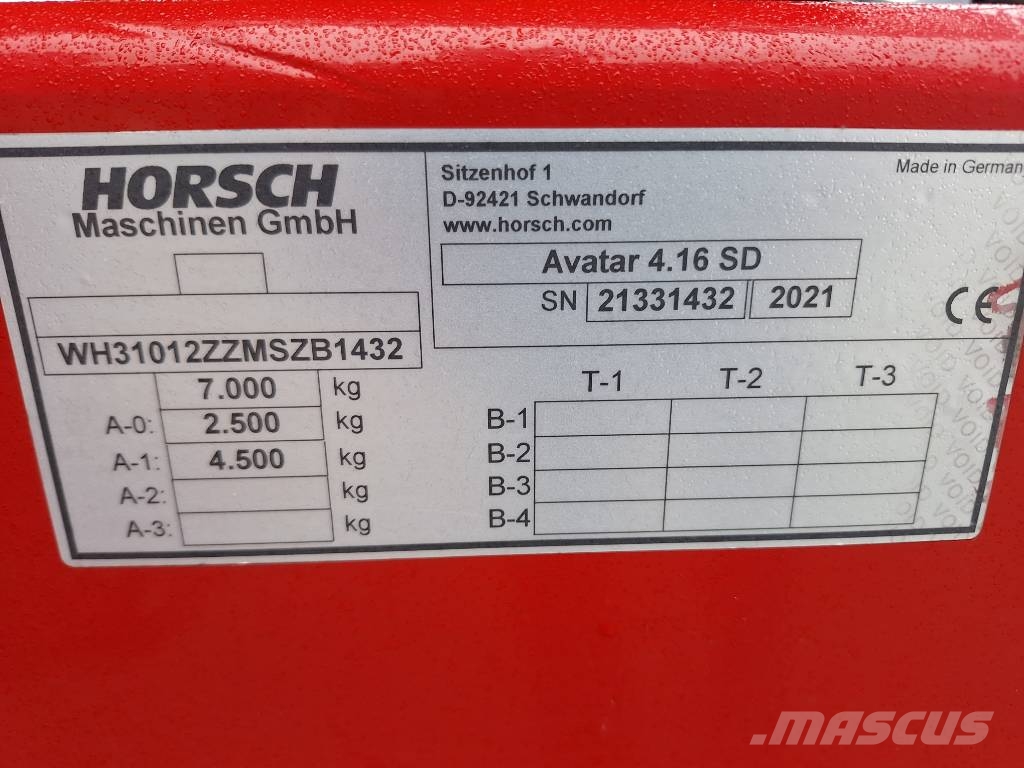 Horsch Avatar 4.16 SD Sejalnice