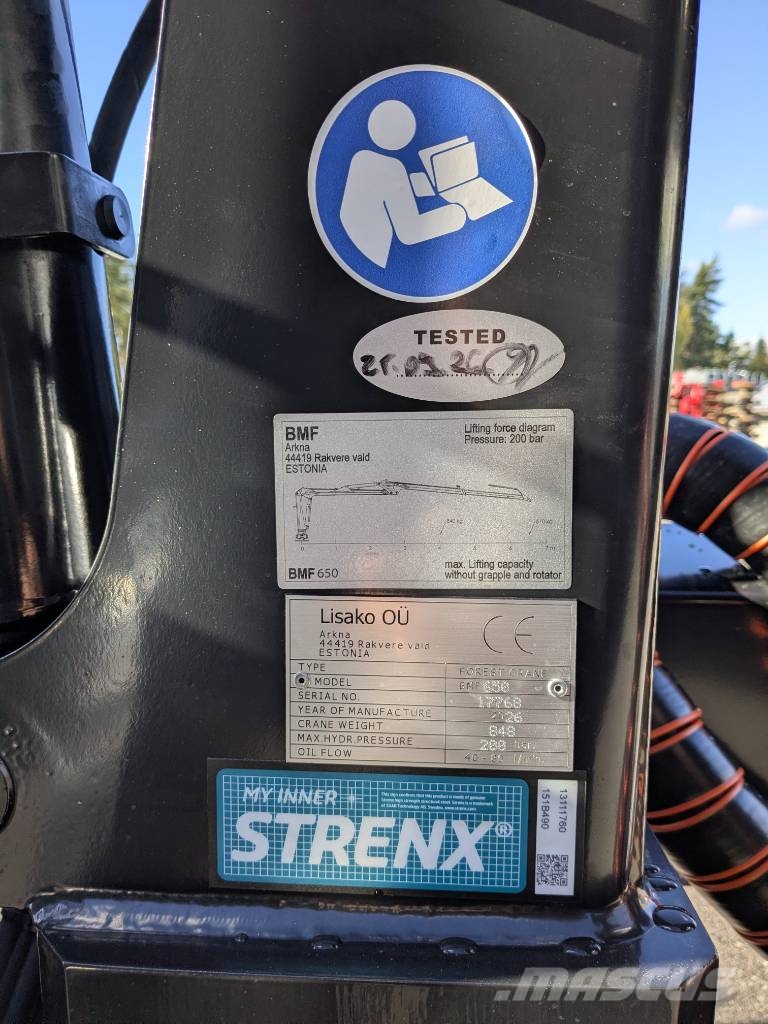 BMF 650 HPC HC 55l 8T2 PRO 400 Tømmerhengere