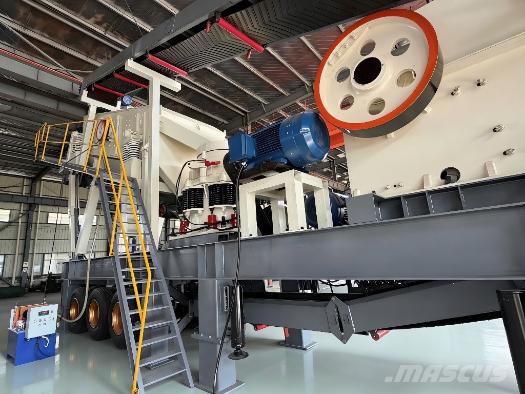 Kinglink Mobile Crushing & Screening Plant for Iron Copper Frantoi mobili