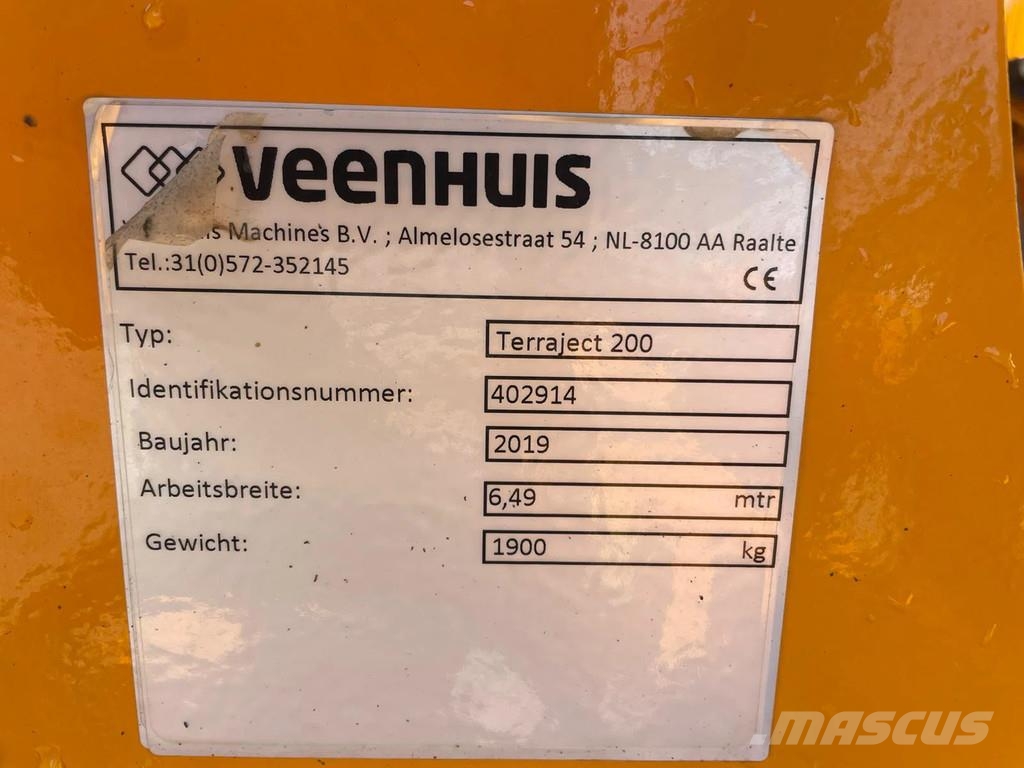 Veenhuis Terraject 200 bouwland injecteur Flytgödselspridare