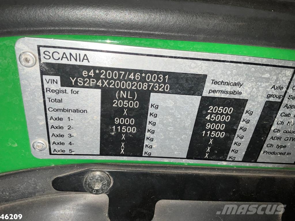 Scania P 320 Euro 6 Bekker LaGram 8m³ kolkenzuiger Camion autospurgo