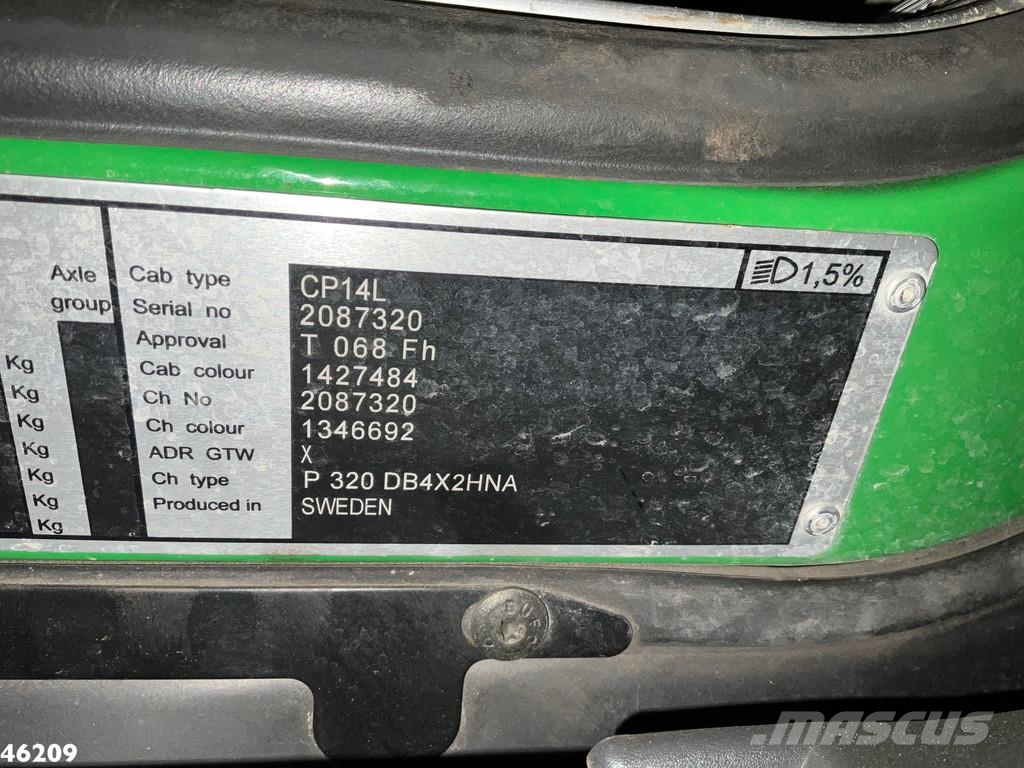 Scania P 320 Euro 6 Bekker LaGram 8m³ kolkenzuiger Camion autospurgo