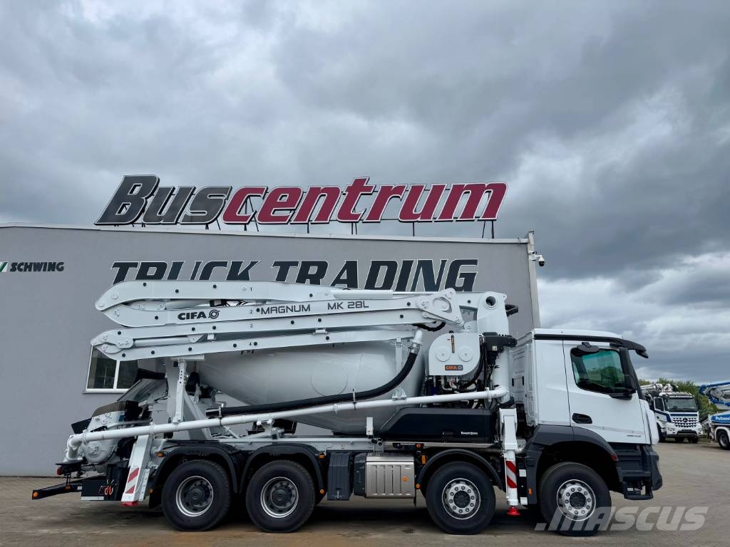 Mercedes-Benz Arocs 3643 CIFA MK 28.4L / 9 cbm / NEW مضخات خرسانة