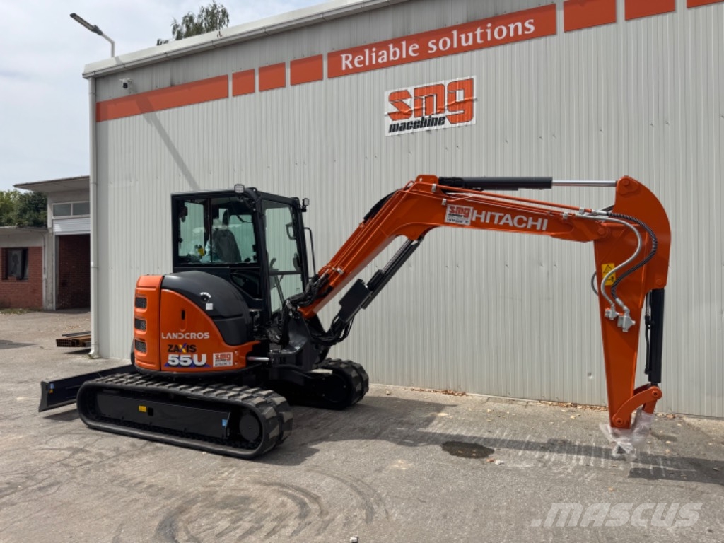 Hitachi ZX 55 U-6 حفارات صغيرة أقل من 7 طن (حفارات صغيرة)