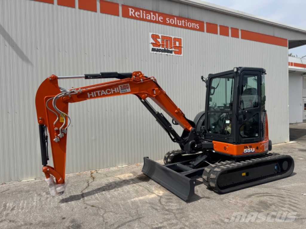 Hitachi ZX 55 U-6 حفارات صغيرة أقل من 7 طن (حفارات صغيرة)
