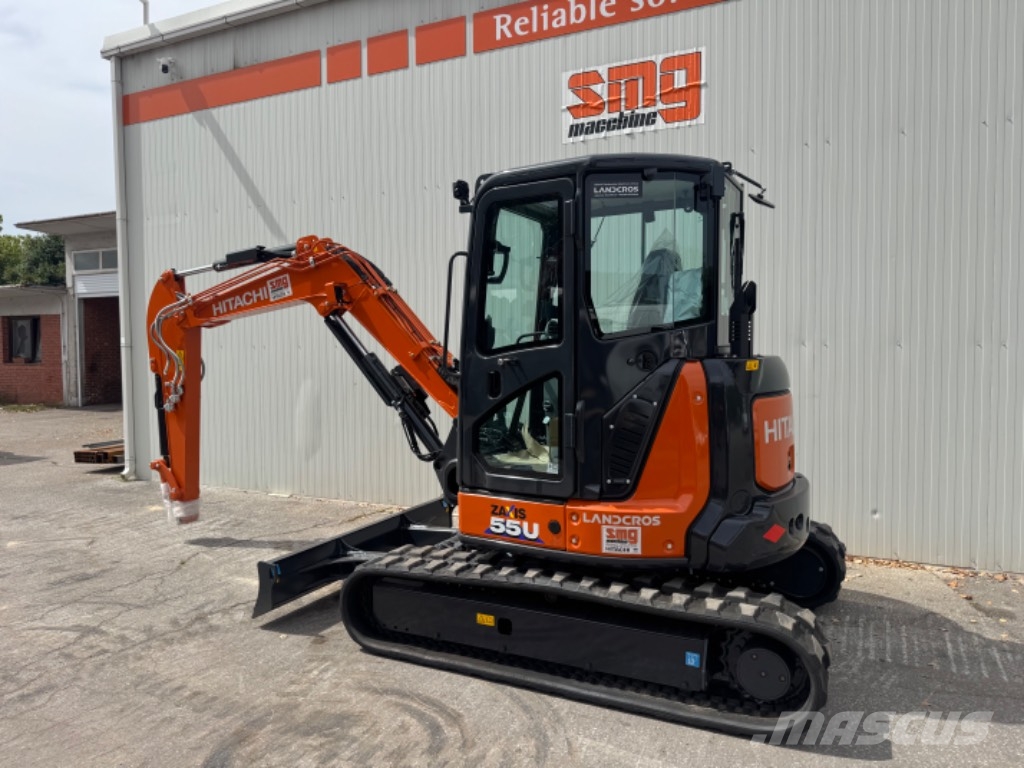 Hitachi ZX 55 U-6 حفارات صغيرة أقل من 7 طن (حفارات صغيرة)