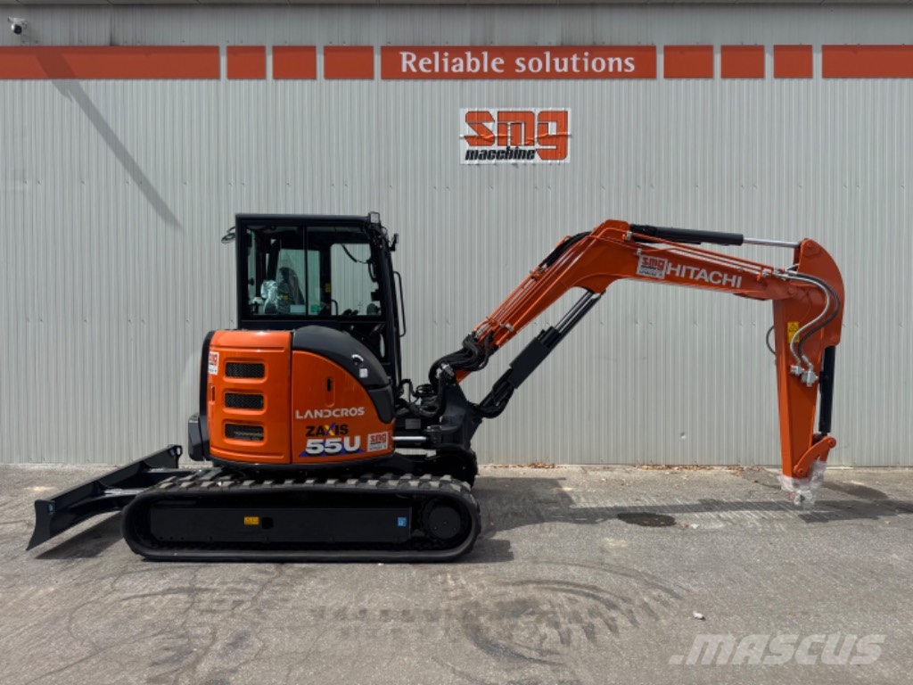 Hitachi ZX 55 U-6 حفارات صغيرة أقل من 7 طن (حفارات صغيرة)