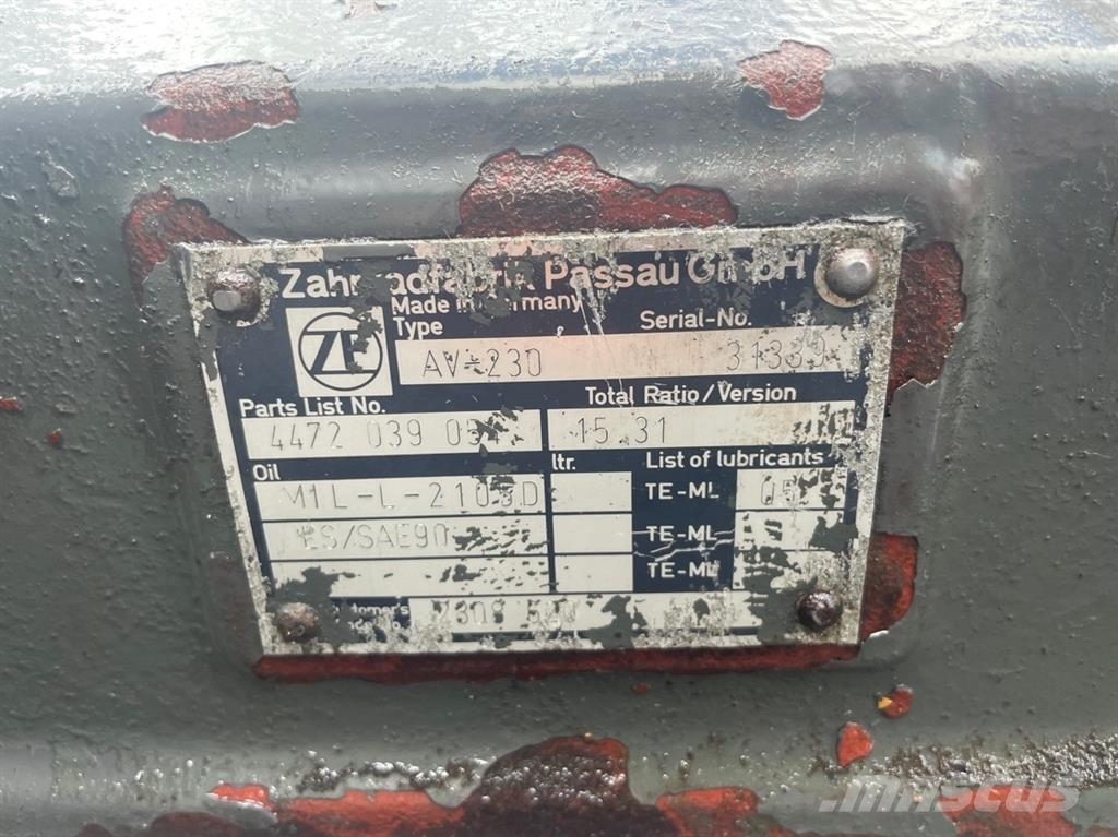 Volvo L30D-2808620-ZF AV-230-Axle/Achse/As LKW-Achsen