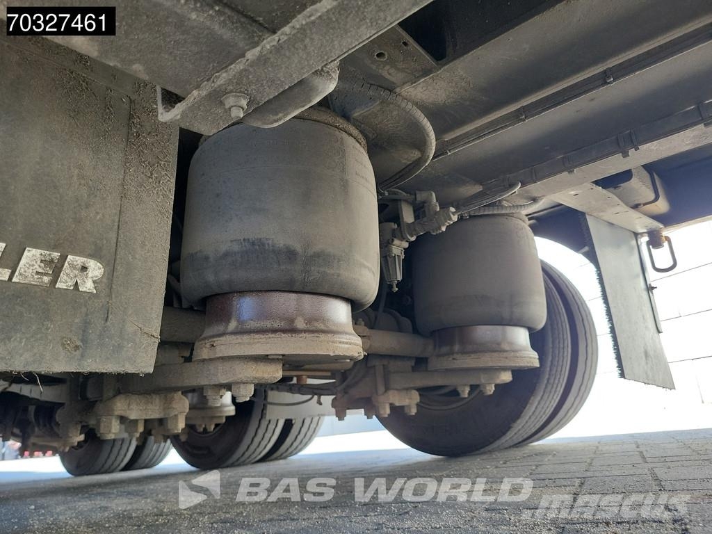Faymonville 0B2A0 Steering Axle Ramps نصف مقطورة مسطحة منخفضة