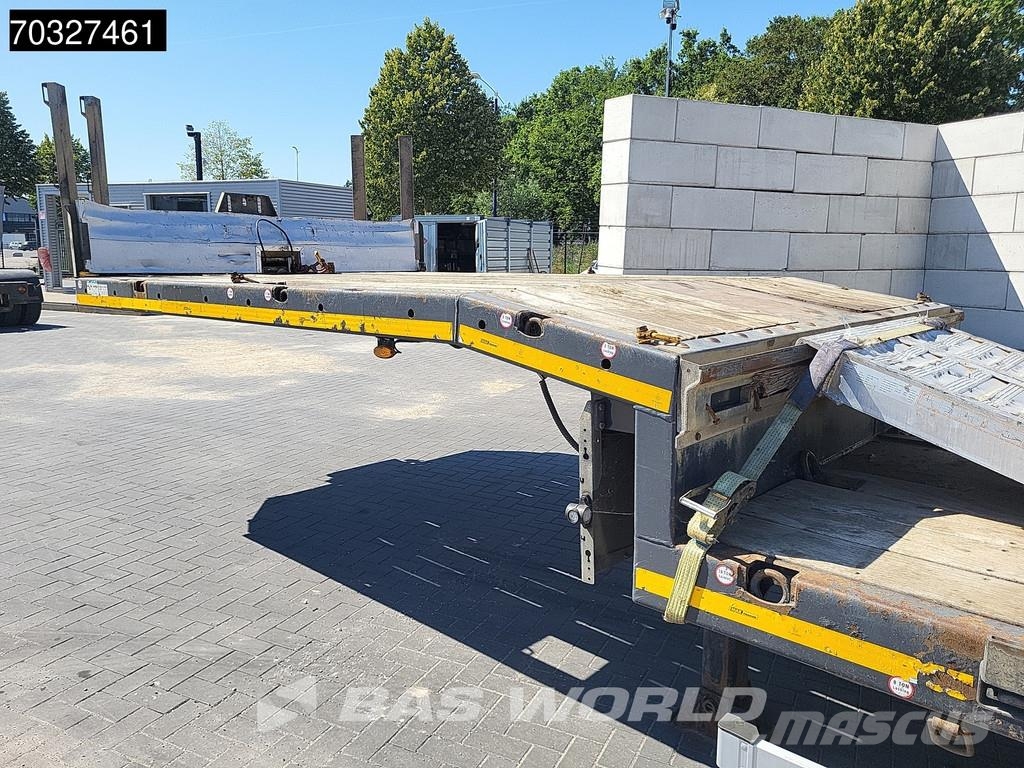 Faymonville 0B2A0 Steering Axle Ramps نصف مقطورة مسطحة منخفضة