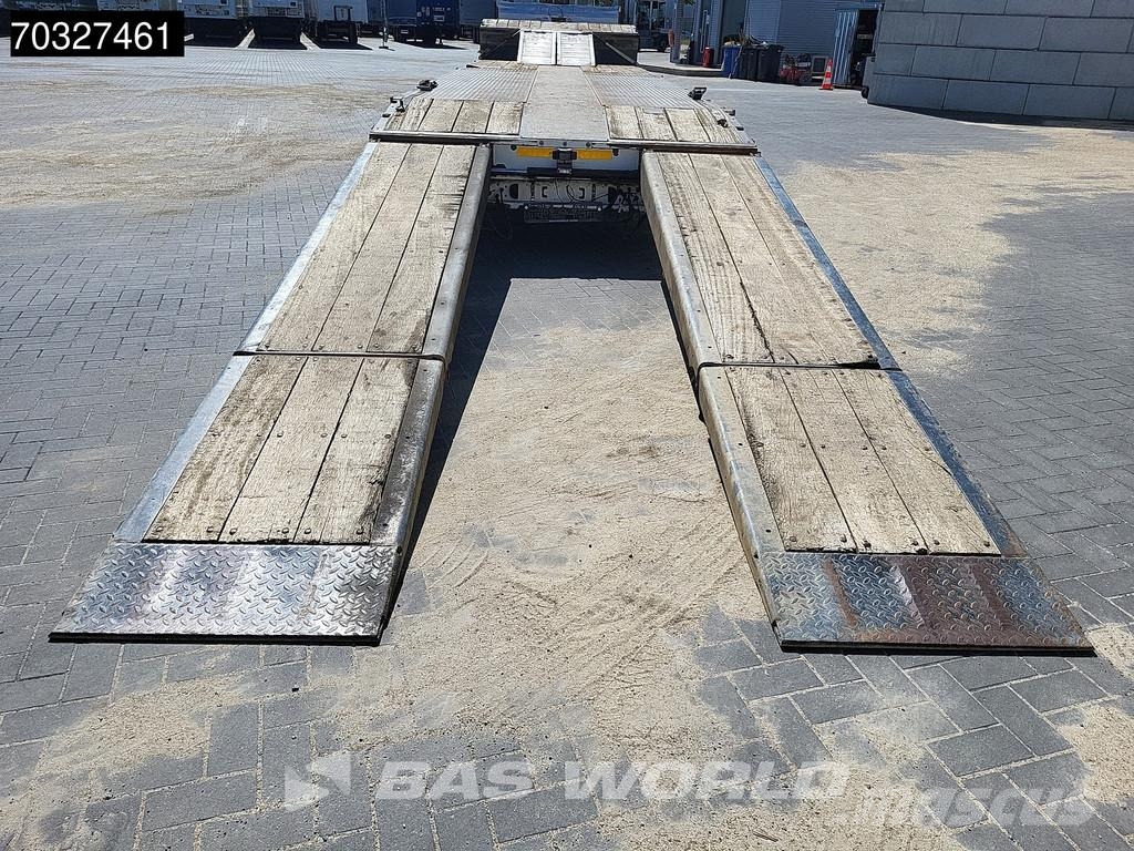 Faymonville 0B2A0 Steering Axle Ramps نصف مقطورة مسطحة منخفضة