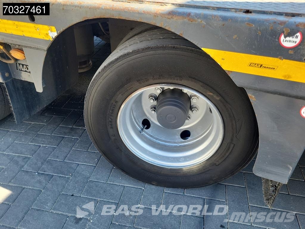 Faymonville 0B2A0 Steering Axle Ramps نصف مقطورة مسطحة منخفضة