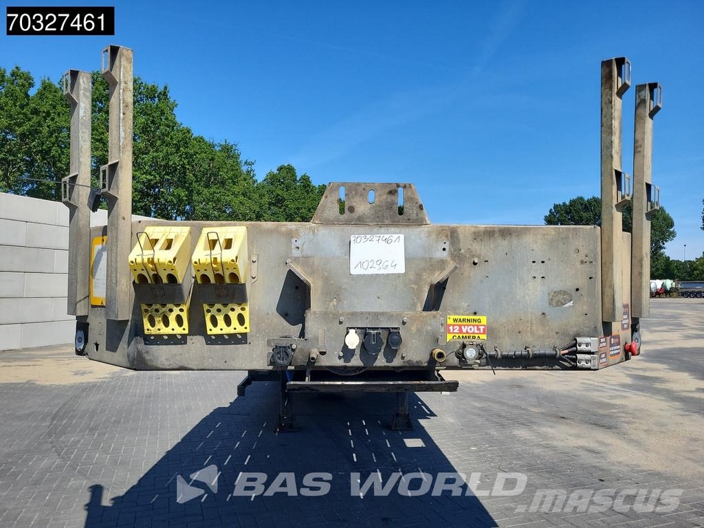 Faymonville 0B2A0 Steering Axle Ramps نصف مقطورة مسطحة منخفضة