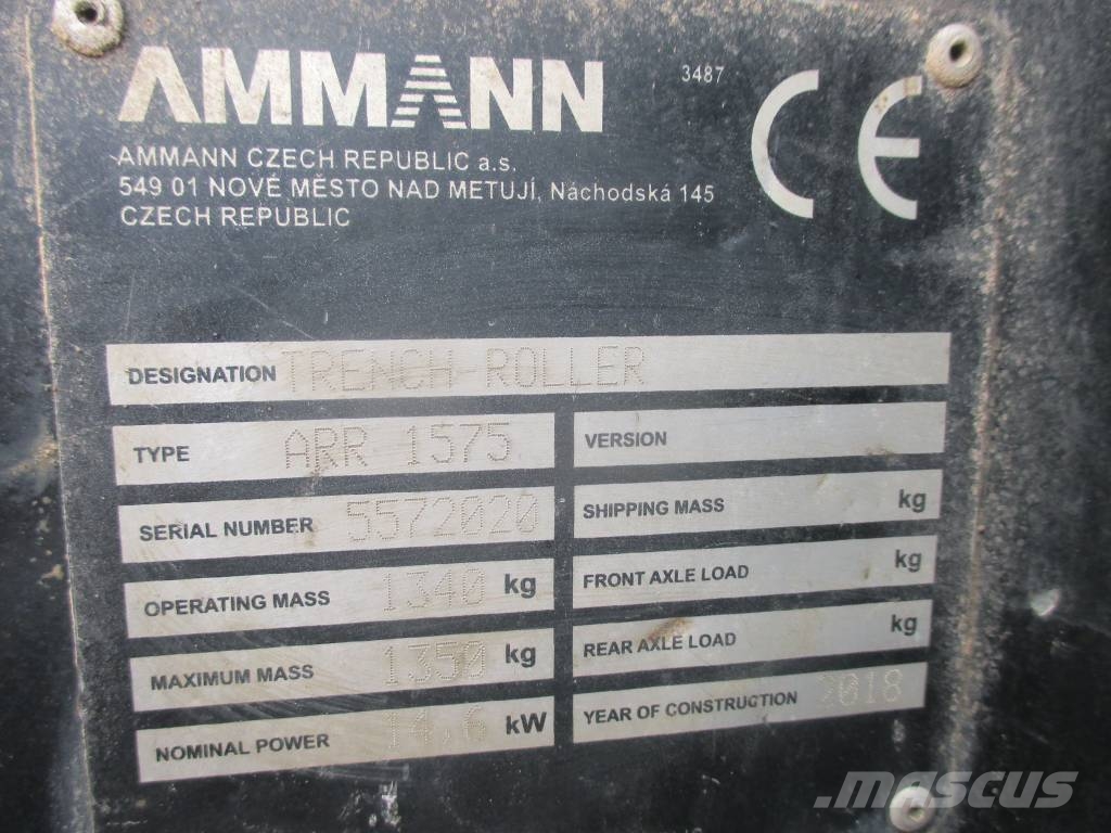 Ammann ARR 1575 Porinių būgnų volai