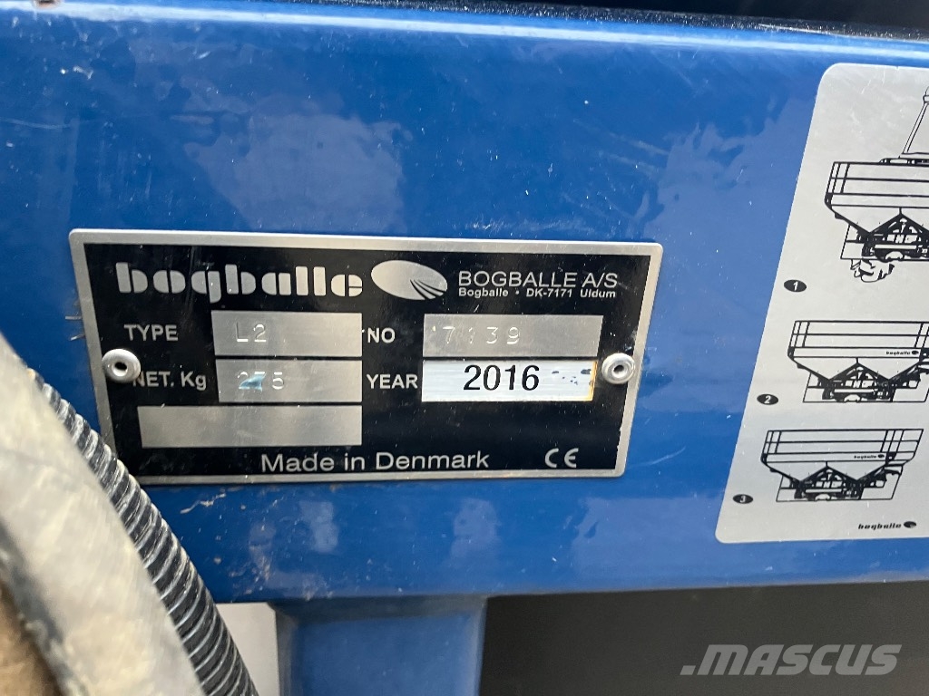 Bogballe l2 Gödningsspridare 2050 liter Mineral spreaders