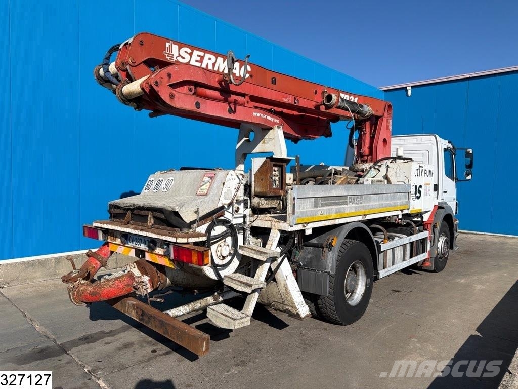 Mercedes-Benz Axor 1829 4x2, Steel suspension, Manual, Sermac مضخات خرسانة