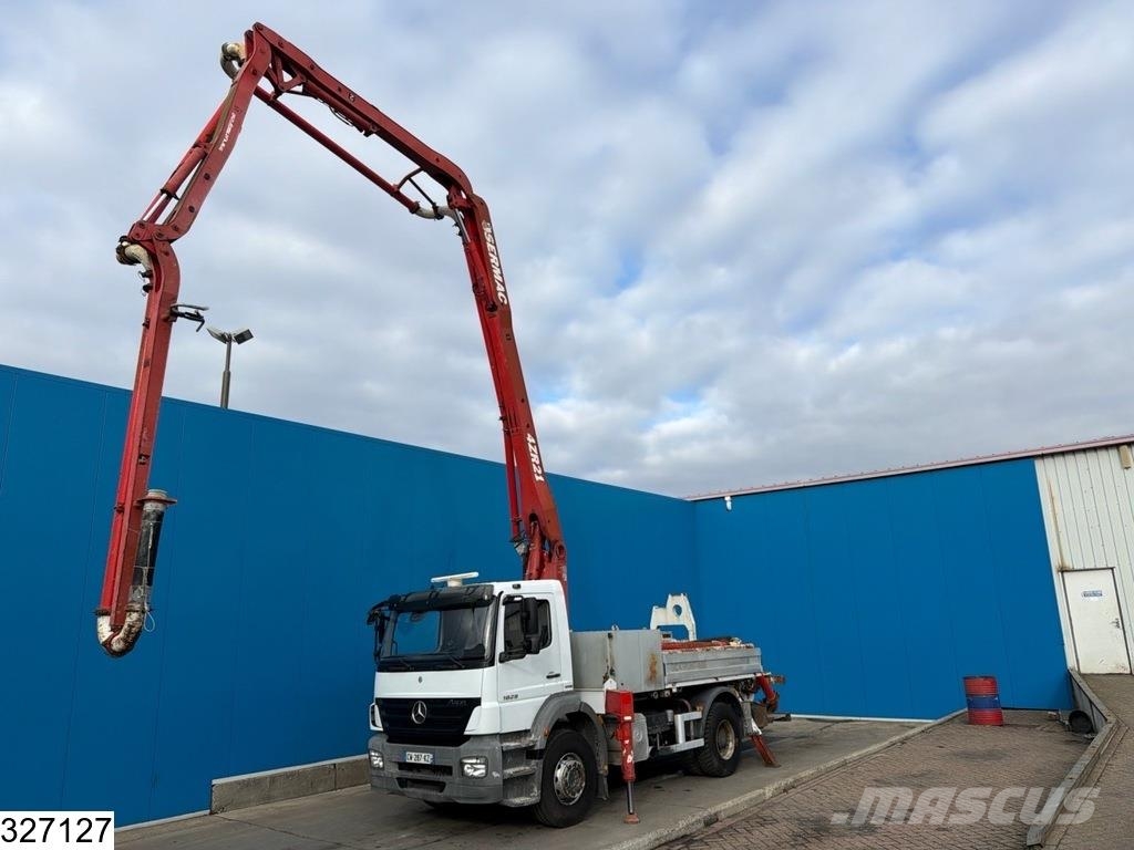 Mercedes-Benz Axor 1829 4x2, Steel suspension, Manual, Sermac مضخات خرسانة