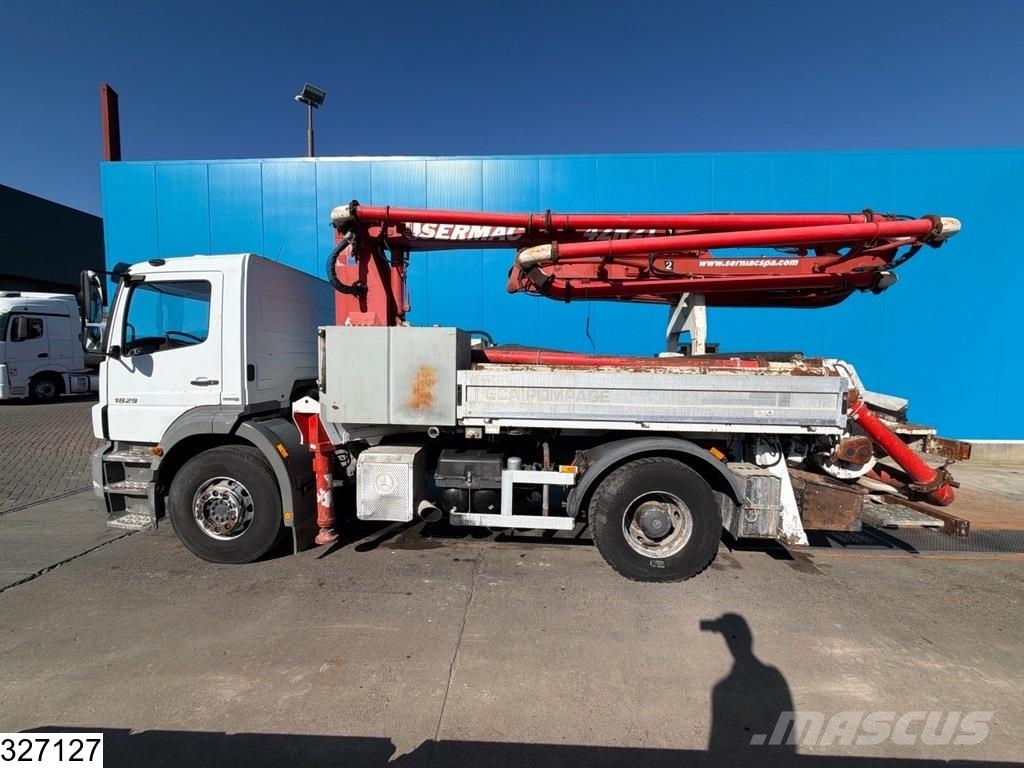 Mercedes-Benz Axor 1829 4x2, Steel suspension, Manual, Sermac مضخات خرسانة