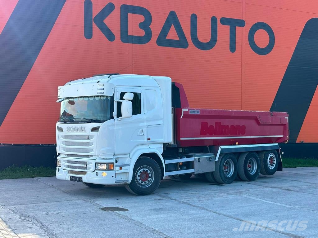 Scania R580 8x4 RETARDER / HYDRAULIC TAILGATE / TIPPER + Bañeras basculantes usadas