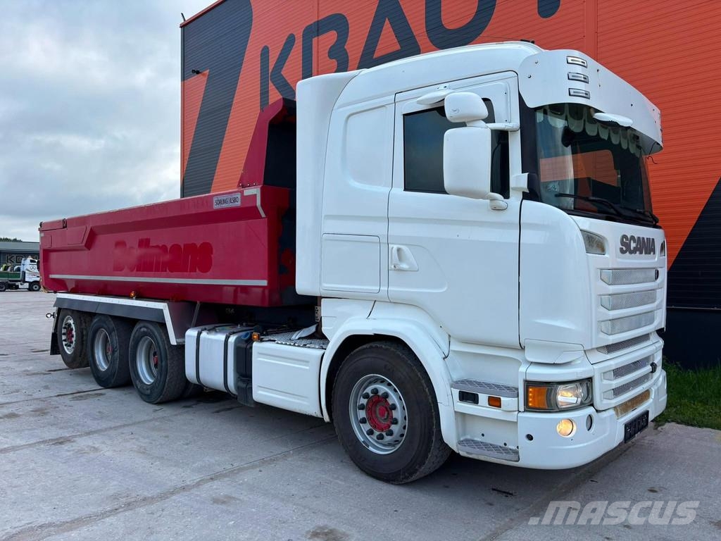 Scania R580 8x4 RETARDER / HYDRAULIC TAILGATE / TIPPER + Bañeras basculantes usadas