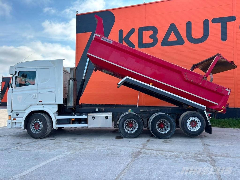 Scania R580 8x4 RETARDER / HYDRAULIC TAILGATE / TIPPER + Bañeras basculantes usadas