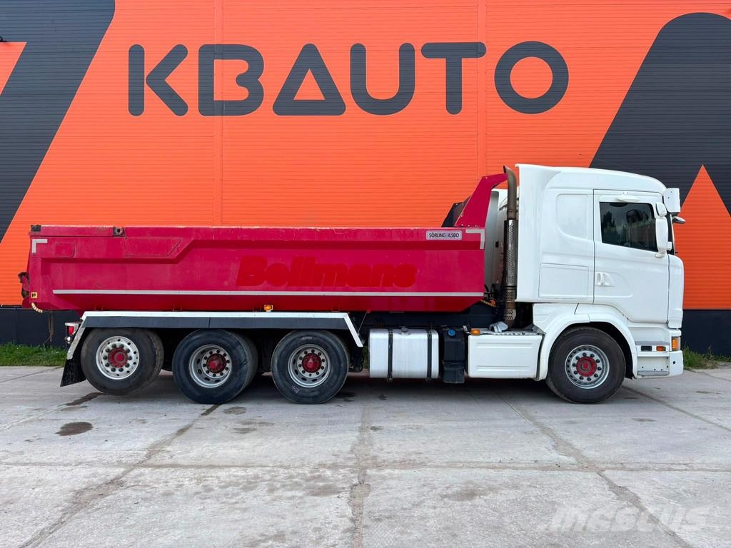 Scania R580 8x4 RETARDER / HYDRAULIC TAILGATE / TIPPER + Bañeras basculantes usadas