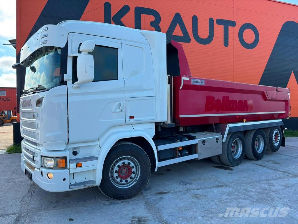 Scania R580 8x4 RETARDER / HYDRAULIC TAILGATE / TIPPER + Bañeras basculantes usadas