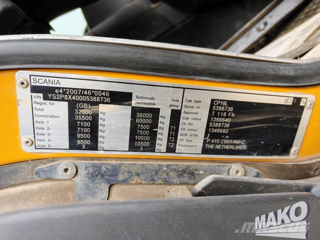Scania P 410 ダンプ