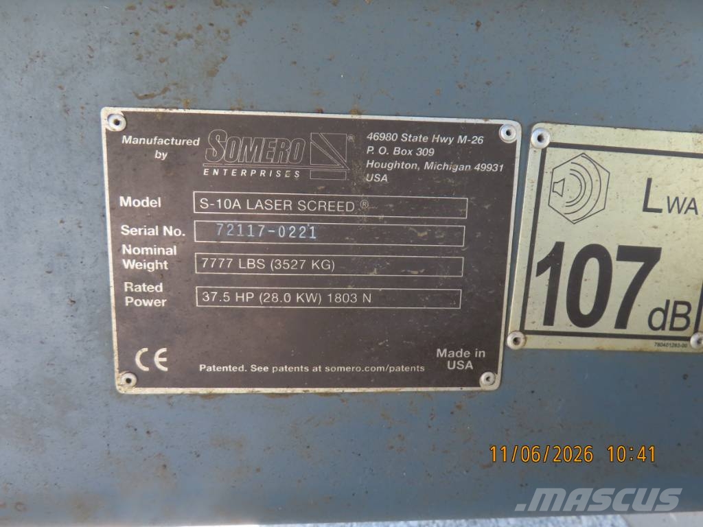 Somero S-10 A ماكينات تشطيب خرسانة