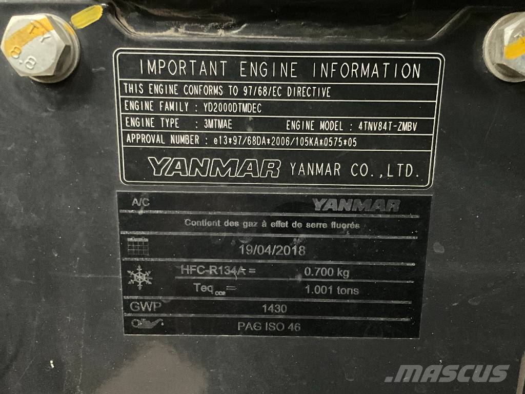 Yanmar Vio 57-6 A Mini bagri <7t