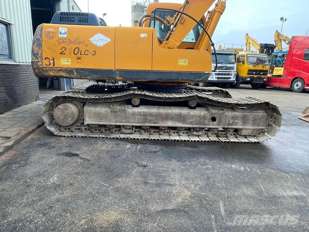 Hyundai Robex 210 LC-3 Track Excavator 21T. Hammer Lines R Bageri guseničari
