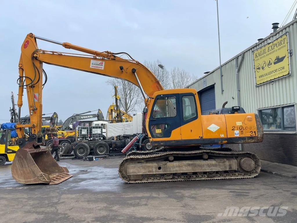 Hyundai Robex 210 LC-3 Track Excavator 21T. Hammer Lines R Bageri guseničari