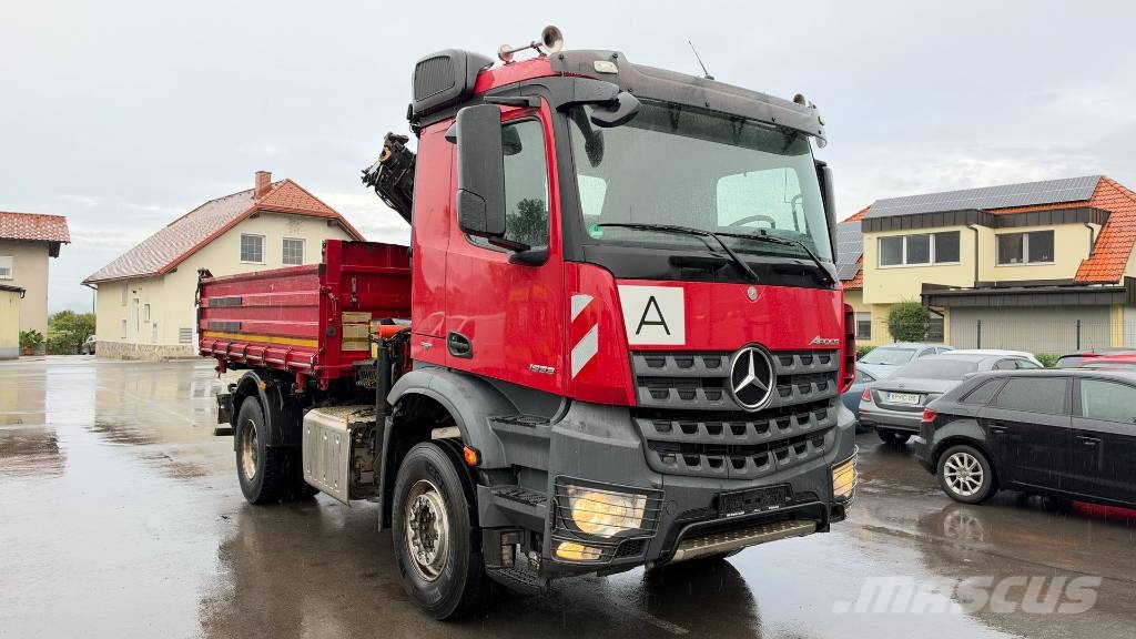 Mercedes-Benz AROCS 1833 4X2 TIPPER - CRANE PK9001 EH Kiper tovornjaki